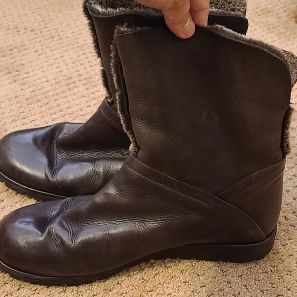 Stuart weitzman faux fur, leather boots - Picture 7 of 10